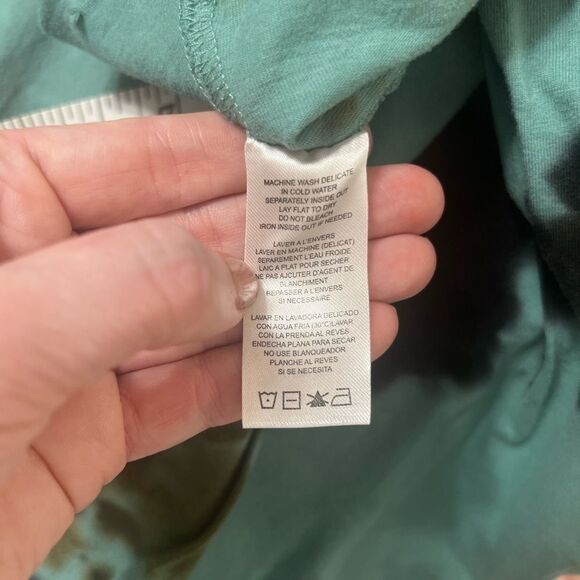 n: PHILANTHROPY Leonardo Dress Tie-Dye Martini V-Neck medium midi - Picture 12 of 13